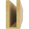 Ekena Millwork 4in. W x 8in. H x 36in. L Carmel Woodgrain TimberThane Rafter Tail, Primed Tan RFTUR04X08X36CARRCPR - alternate 4